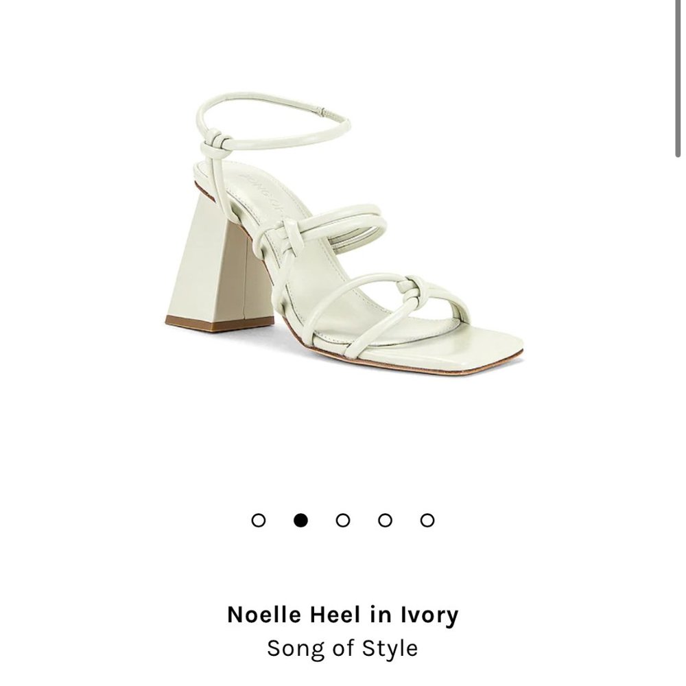 Song of Style - Noelle Heel - Ivory